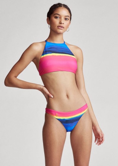 Fondo de Bikini Polo Ralph Lauren Mujer Multicolor - Dip-Dyed Hipster - XJTQD1372